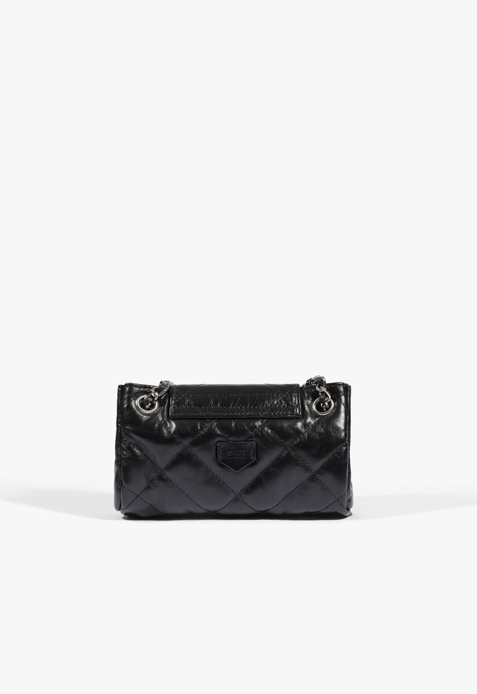 ソリュナ Bolsa Tiracolo Buffer S95 Couro Preto | Schutz