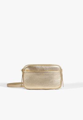 Bolsa Tiracolo Brooke Couro Dourada