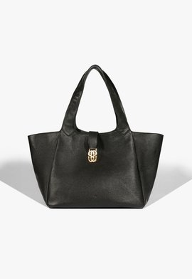 Bolsa Shopping Grande Bucket Easy Couro Preta