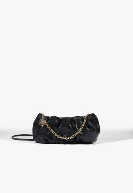 Bolsa Clutch Couro Preta