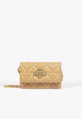 Bolsa Tiracolo 4Grls Believe Pequena Couro Nude