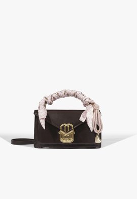 Bolsa Mini Satchel Brera Aged Pequena Couro Marrom