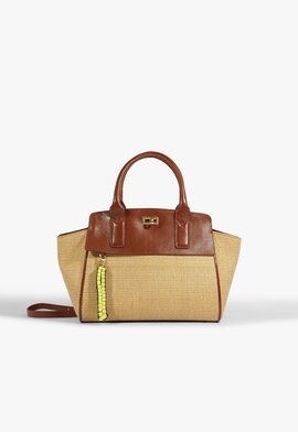 Bolsa Tote Média Natural Marrom