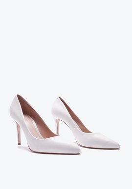 Sapato Scarpin Classic Couro Branco