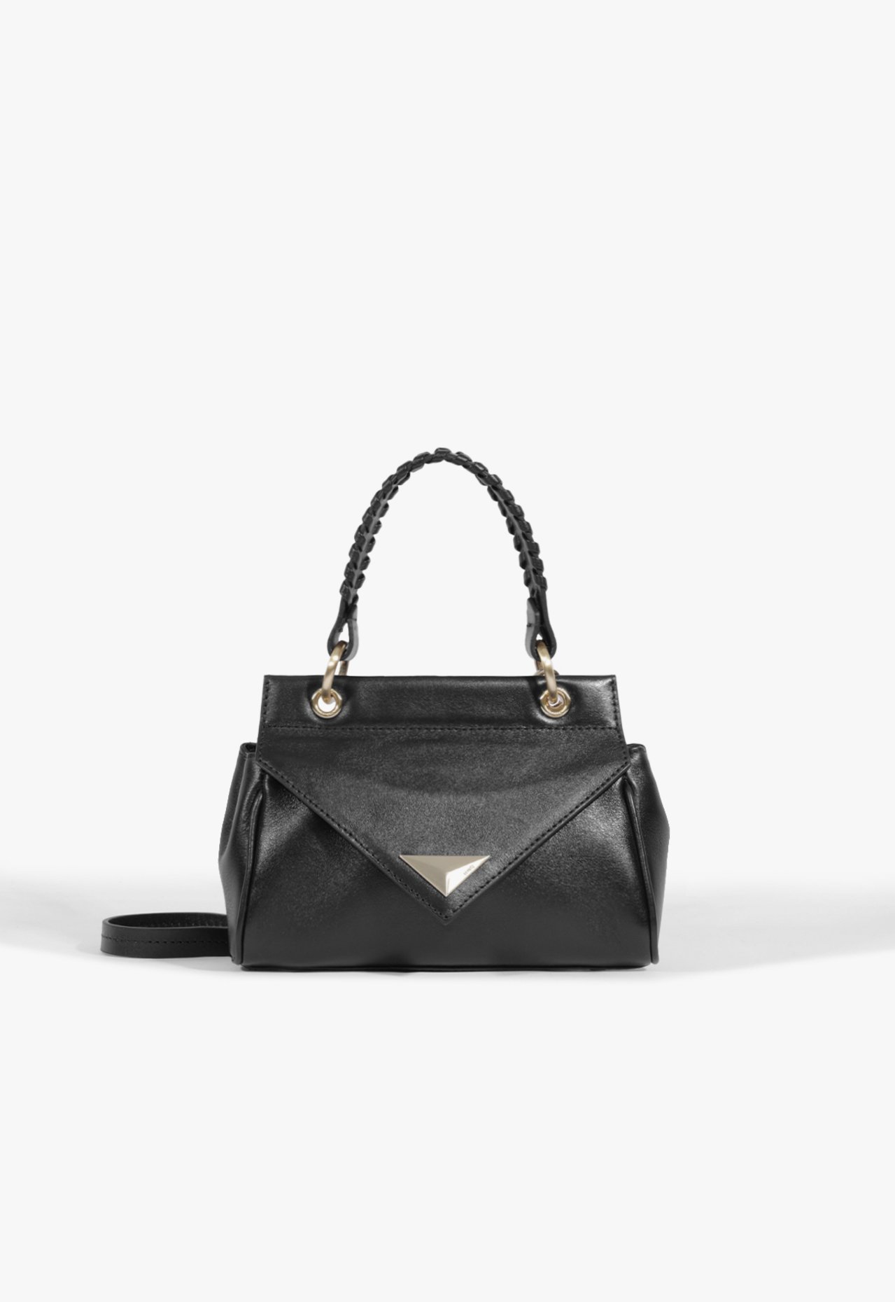 Bolsa Tiracolo Sunny Pequena Couro Preta | Schutz