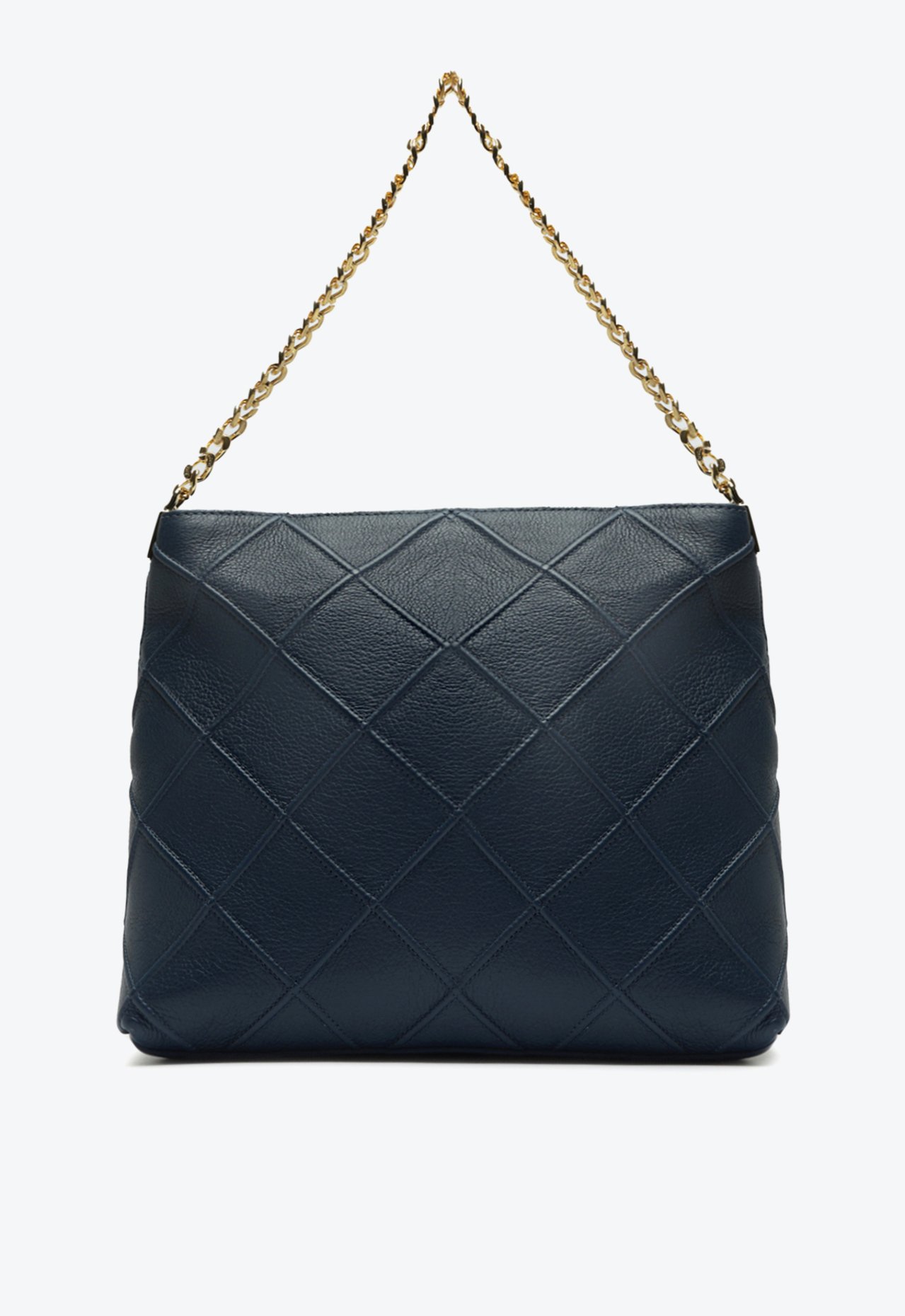 Bolsa Maxi Shoulder Couro Azul | Schutz