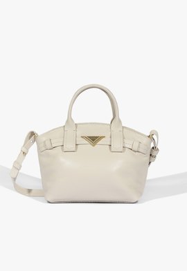 Bolsa Média Couro Branca