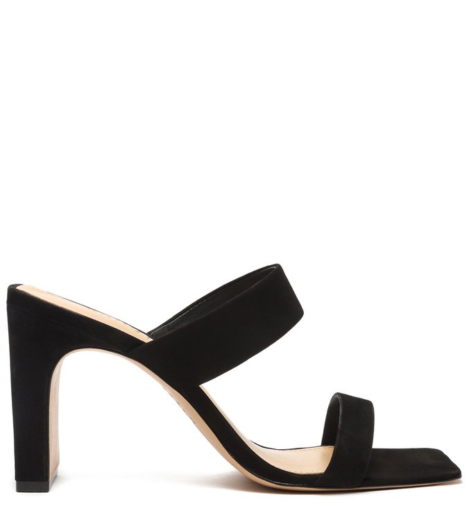Sandália Mule Nobuck Preta Sandália Mule Nobuck Preta