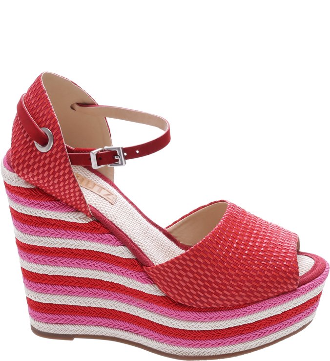 Plataforma Lace Up Tango Red