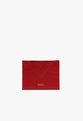 Porta Cartões Ellie Couro Vermelho