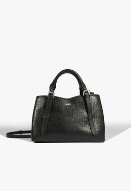 Bolsa Tiracolo Maeve Croco Preta
