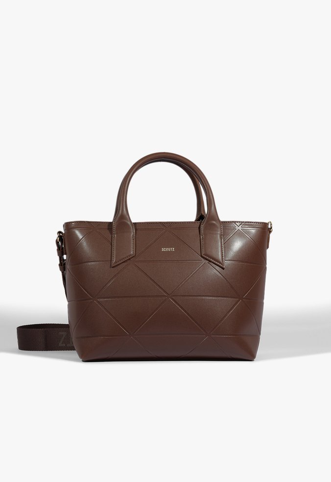 Bolsa Tote Tiracolo Média Maely Marrom