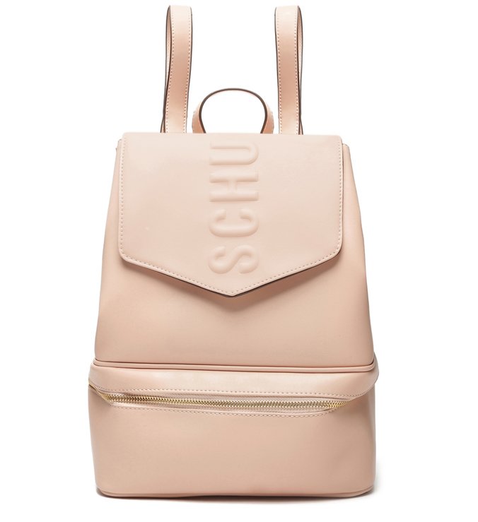 Mochila Logo Schutz Tassy Zíper Rosa