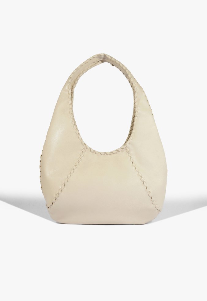 Bolsa Vena Hobo Couro Branca