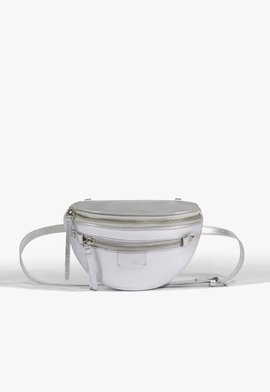 Pochete Aurora Couro Prata