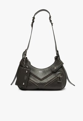 Bolsa Média Suri Couro Cinza