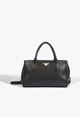 Bolsa Tote Celline Média Couro Preta