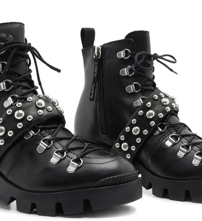 Bota Tratorada Glam Studs Black Bota Tratorada Glam Studs Black