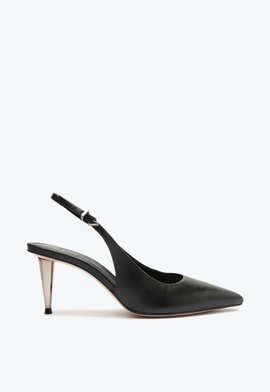 Sapato Scarpin Suzane Pin Heel Couro Preto