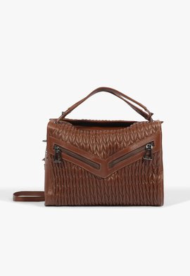 Bolsa Tote Suki Grande Couro Marrom