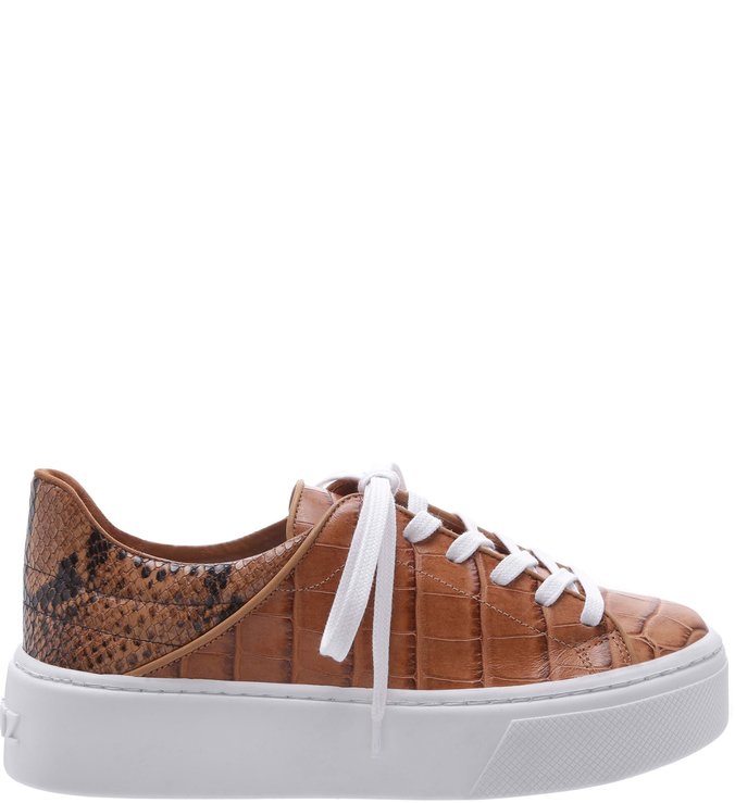 Tênis S-Oxy Croco Python Brown Tênis S-Oxy Croco Python Brown