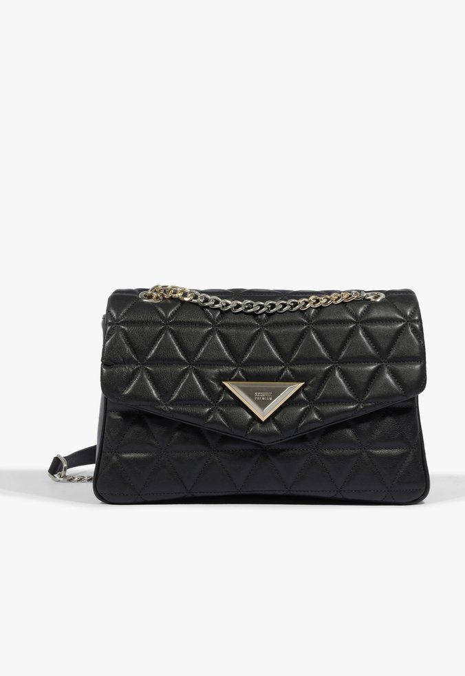 Bolsa Tiracolo Grande 944 Couro Preto