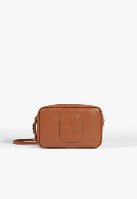Bolsa Tiracolo Pequena Belle Couro Marrom