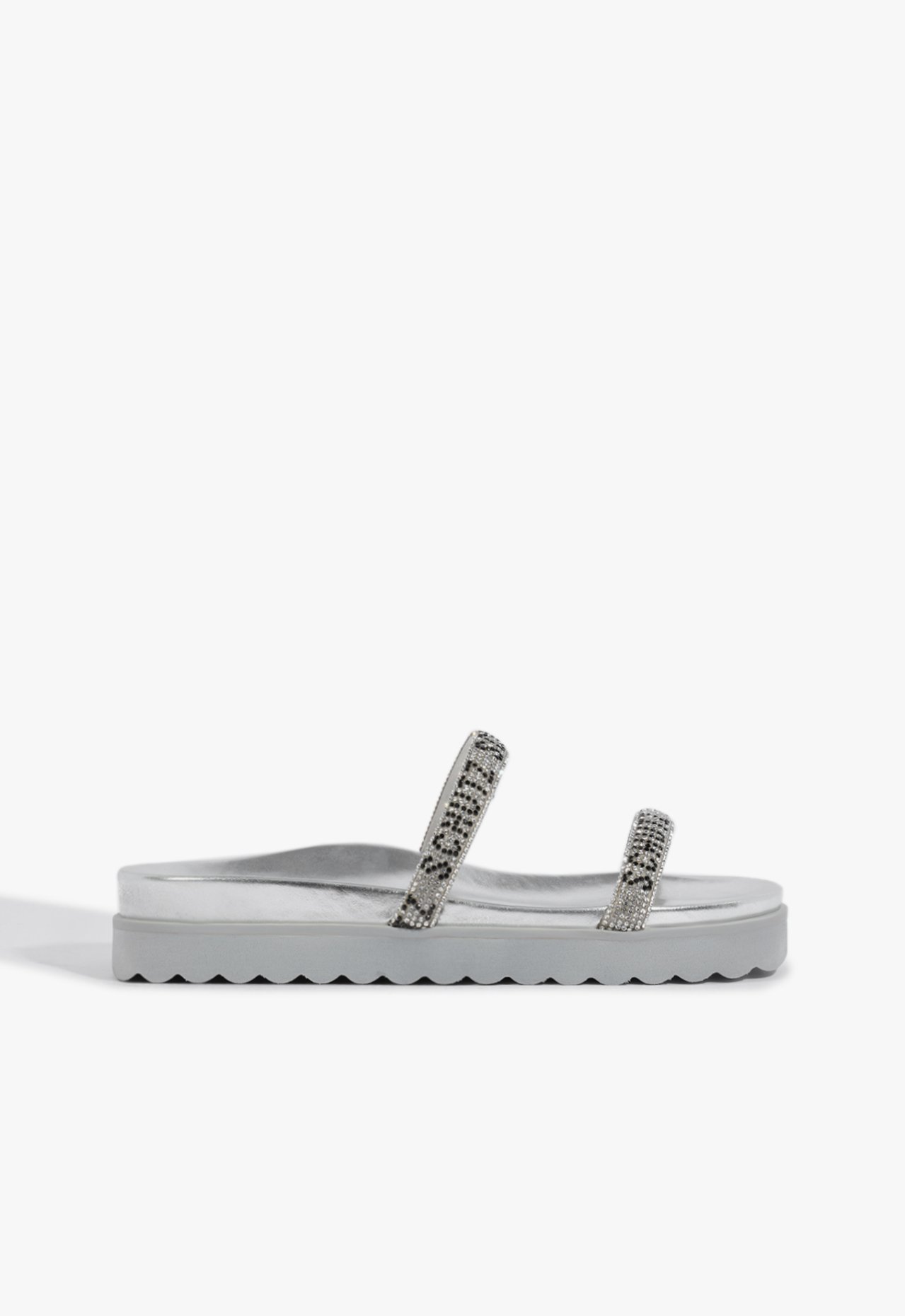 Papete Bless Brilho Prata | Schutz