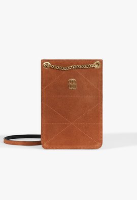 Porta Celular Elodie Camurça Marrom