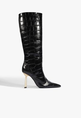 Bota Ciara Couro Preta