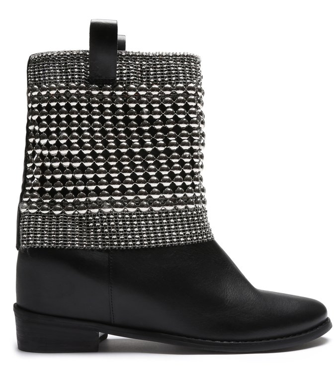 Bota Malha Metal Black Bota Malha Metal Black