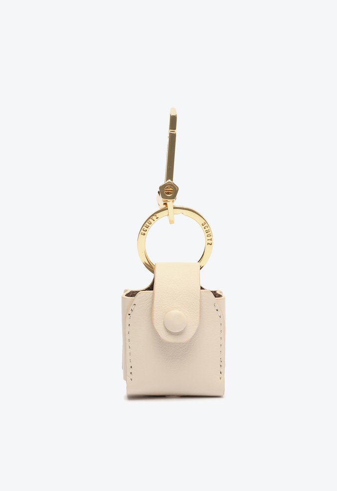 Porta AirPods Couro Branco
