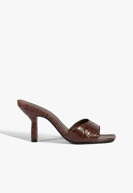 Sandália Mule Posseni Casual Marrom
