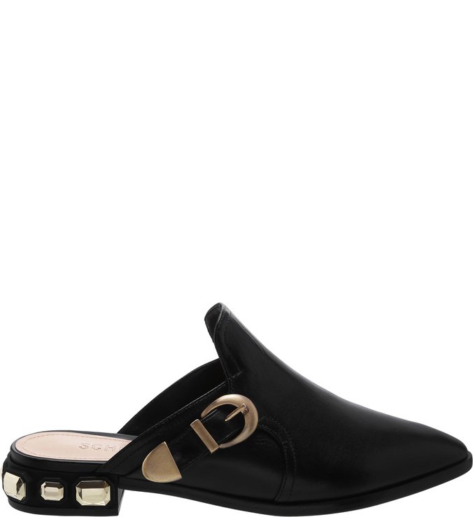 Bota Mule New Western Studs Black Bota Mule New Western Studs Black
