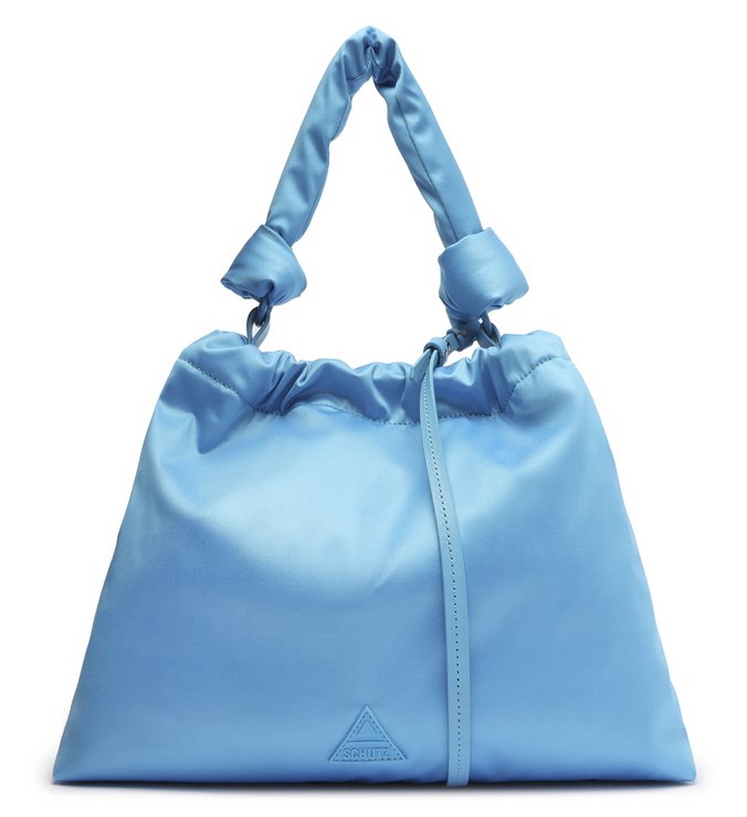 Bolsa Tiracolo Média Anne Nylon Azul