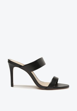 Tamanco Reanna Couro Preta