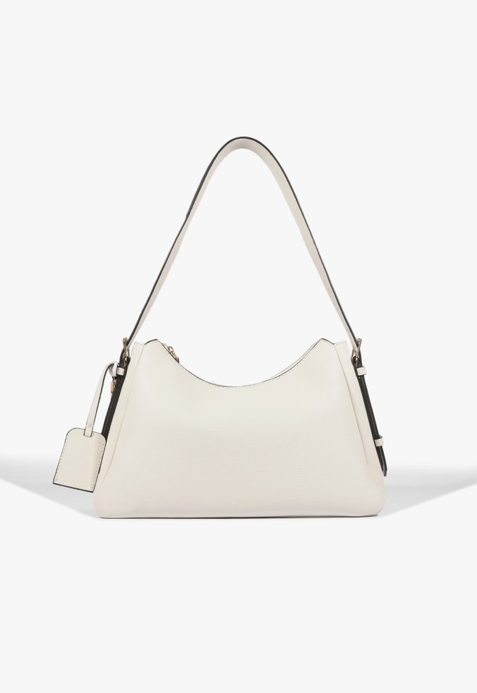 Bolsa Tiracolo Drew Média Couro Branca