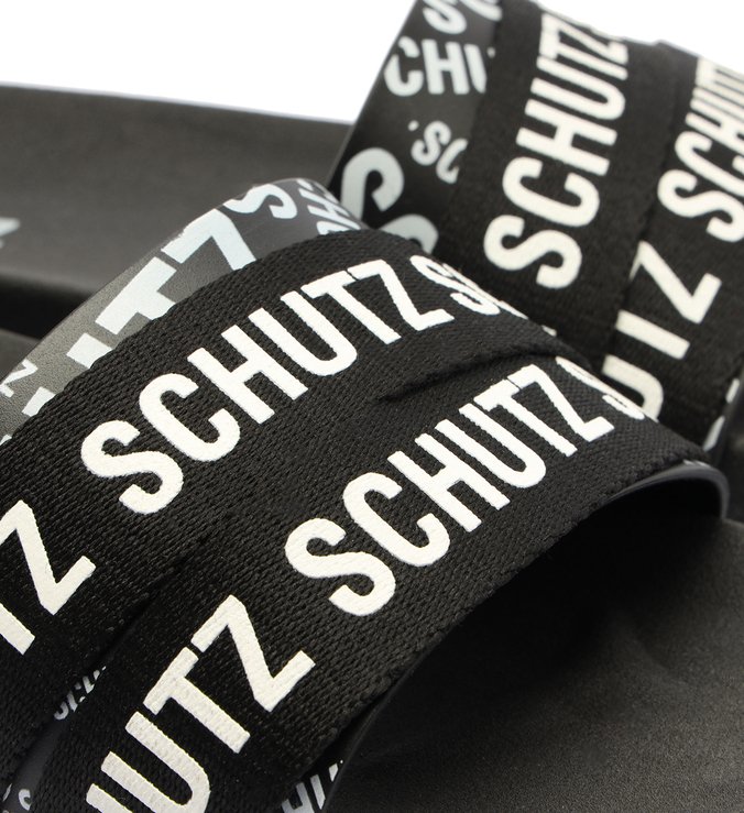 Chinelo Slide Jellys Schutz Preto Chinelo Slide Jellys Schutz Preto