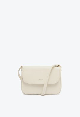 Bolsa Tiracolo Pequena Esther Couro Off White