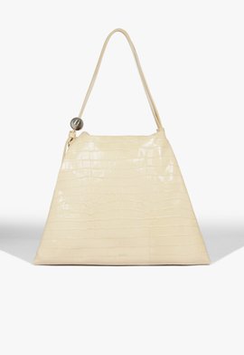 Maxi Bag Lessie Couro Bege