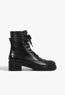 Coturno Couro Preto