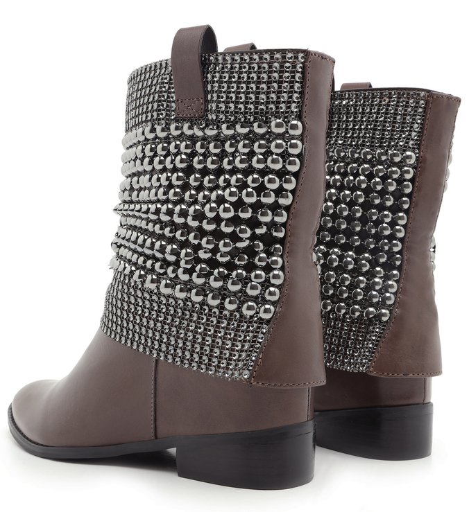 Bota Malha Metal Coffee Bota Malha Metal Coffee