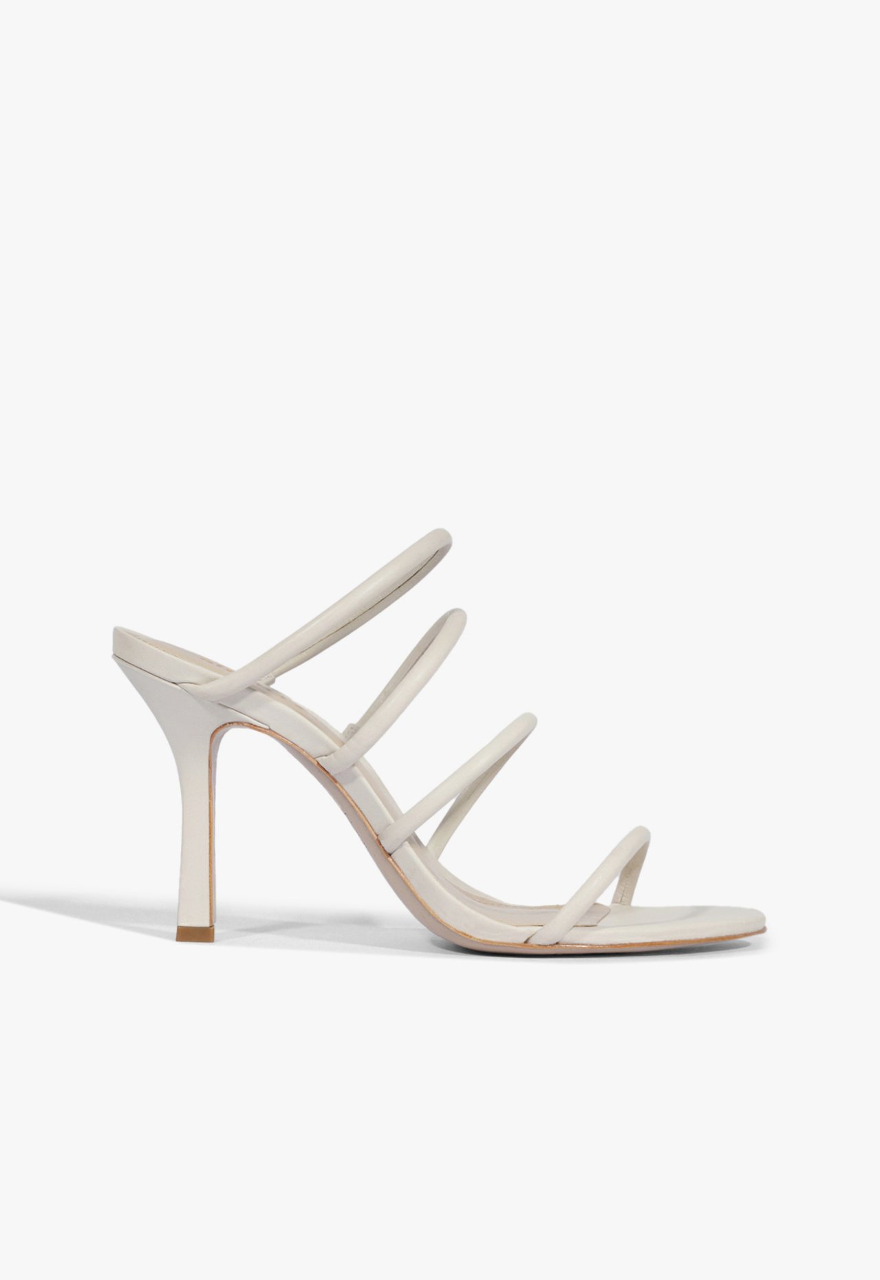 Mule Strings Couro Branco | Schutz