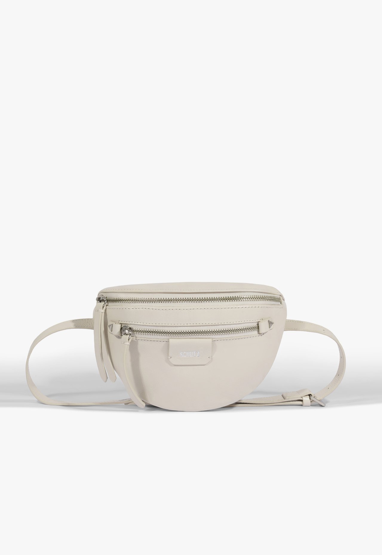 Vista 2 Pochete Aurora Couro Branca | Schutz Schutz BR Branco Schutz BR Branco