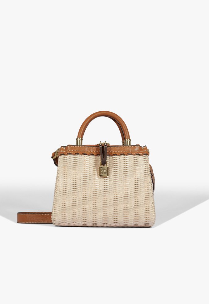 Bolsa Tote Lorena Picnic Grande Palha