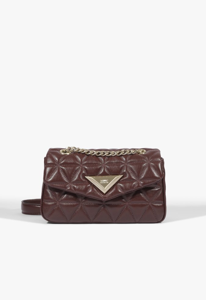 Bolsa Tiracolo Média 944 Couro Vermelha
