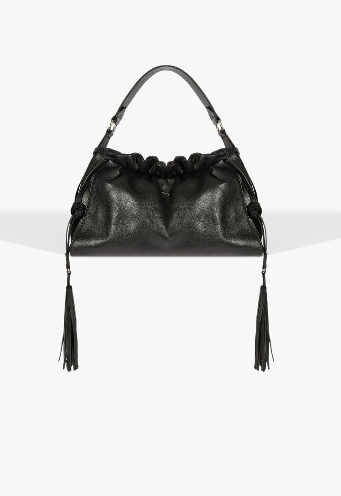 Bolsa Hobo Média Preta