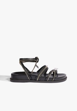 Papete Dev Sporty Couro Preta