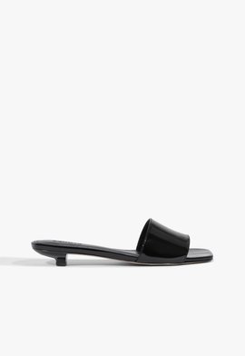 Mule Couro Preta
