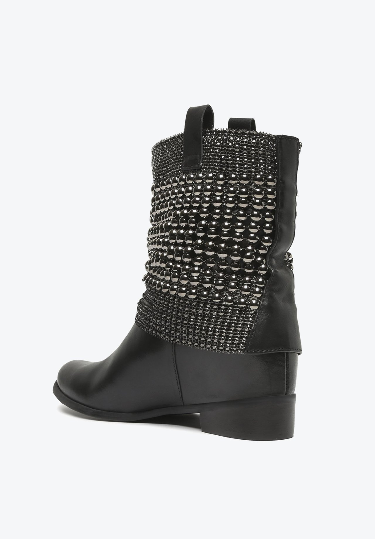 Bota schutz discount malha metal dourada